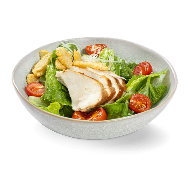 салат Цезарь с курицей