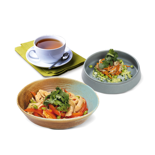 2 блюда (салат и суп) + напиток