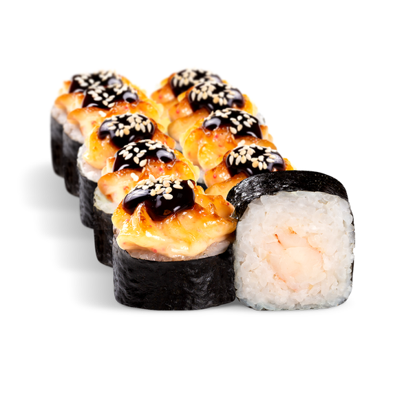 ролл Вулкан с креветками