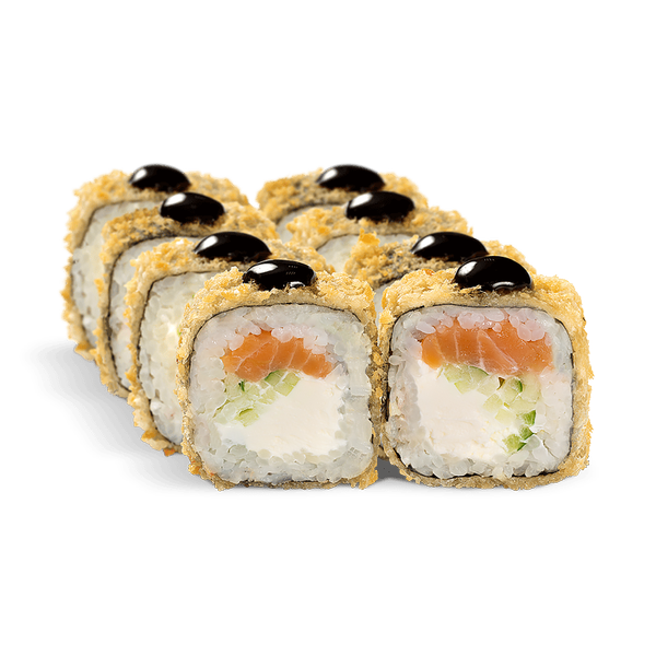 ролл Филадельфия темпура без авокадо (панко)