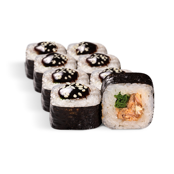 ролл С жареным лососем