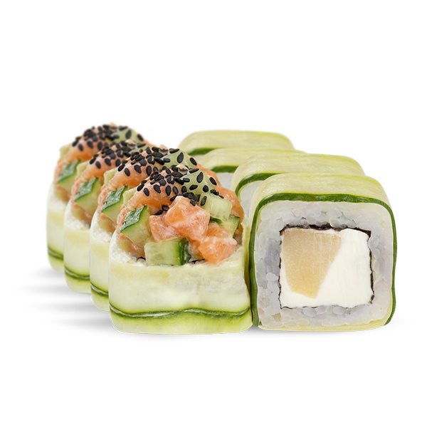 ролл Тартар из лосося без авокадо