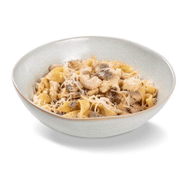 паста Феттучини с курицей и грибами