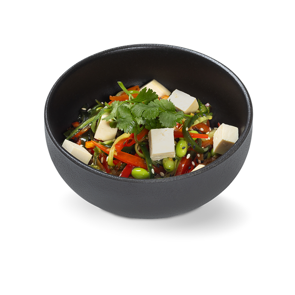 Фунчоза с тофу и овощами