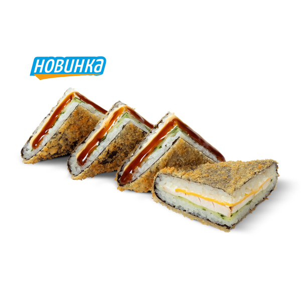 Сэндвич ролл темпура с курицей (панко)