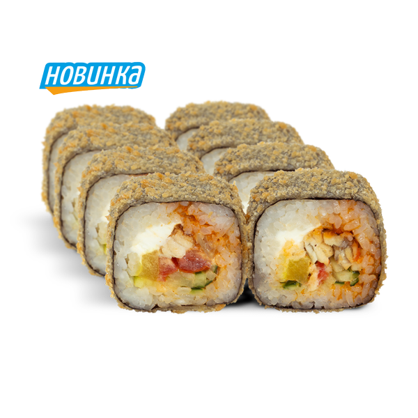 ролл Унаги спайс темпура (панко)