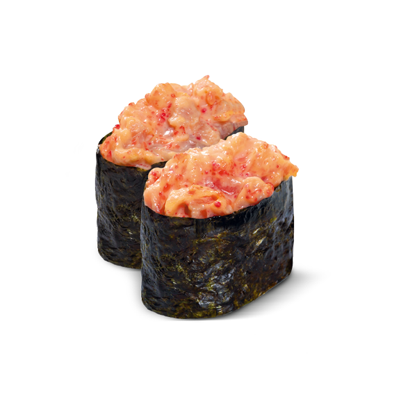 Запеченные гунканы с лососем 2 шт