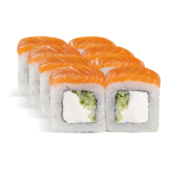 ролл Филадельфия с огурцом