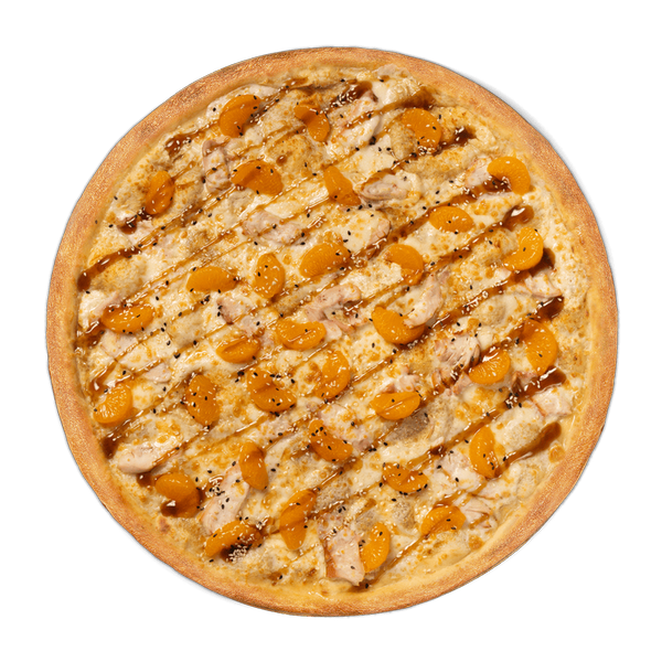 Пицца С курицей и мандаринами