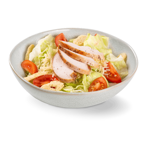 салат Цезарь с курицей