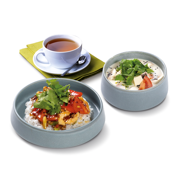 2 блюда (суп + горячее) + напиток