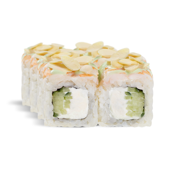 ролл С креветкой и миндалём без авокадо
