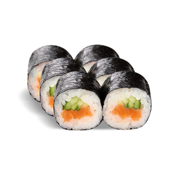 ролл С лососем и огурцом