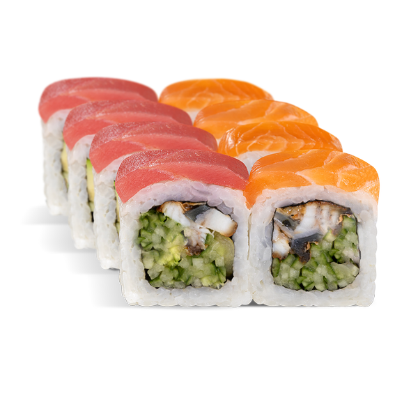 ролл Инь и ян без авокадо